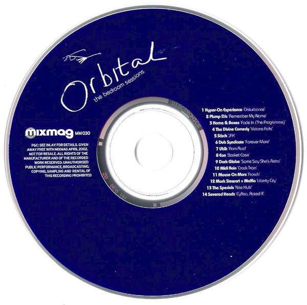 Orbital : The Bedroom Sessions (CD, Mixed)