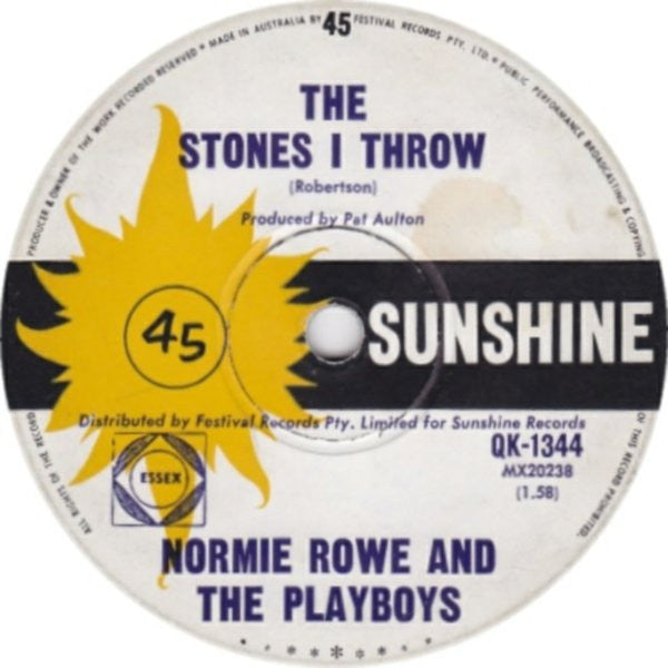 Normie Rowe And The Playboys* : Pride And Joy (7", Single)