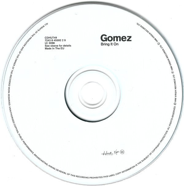 Gomez : Bring It On (CD, Album)