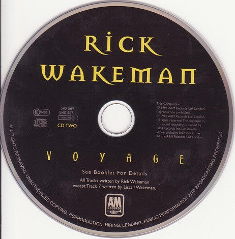 Rick Wakeman : Voyage (The Very Best Of Rick Wakeman) (2xCD, Comp, RM)