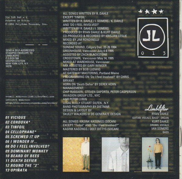 Limblifter : Limblifter (CD, Album)
