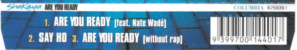 Shakaya : Are You Ready (CD, Single)