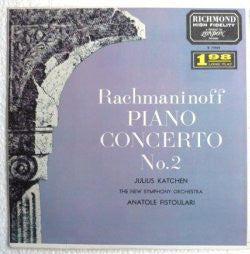 Rachmaninoff* - Julius Katchen, The New Symphony Orchestra*, Anatole Fistoulari : Piano Concerto No. 2 In C Minor (Op. 18) (LP, Album)