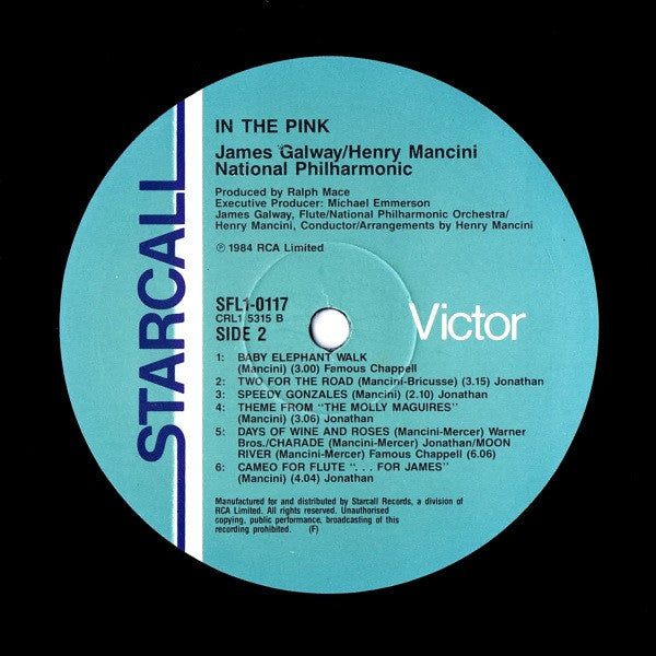 James Galway & Henry Mancini : In The Pink (LP, Album)