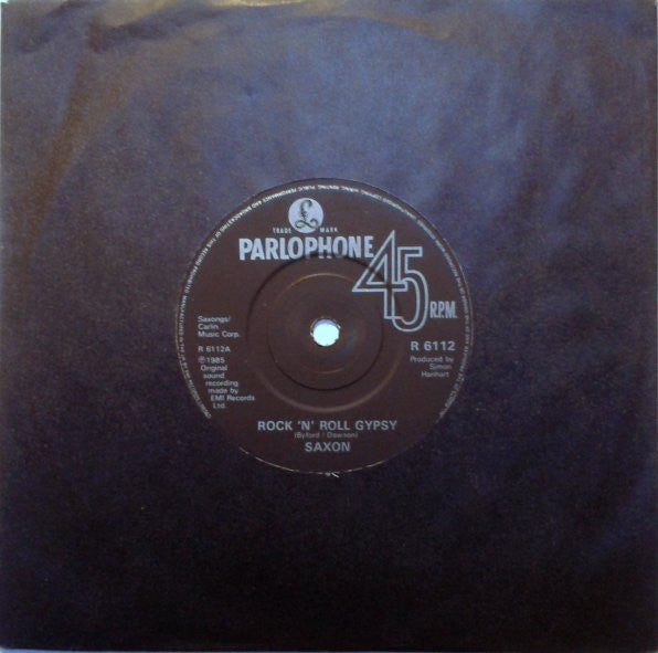 Saxon : Rock 'N' Roll Gypsy (7", Single)