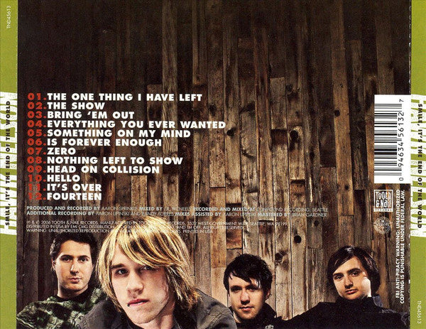 Hawk Nelson : Smile, It's The End Of The World (CD, Album)