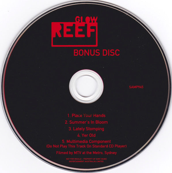 Reef : Glow (CD, Album, RE + CD, Enh, Bon + Ltd)