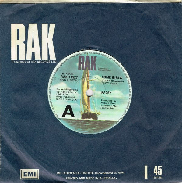 Racey : Some Girls (7", Single)