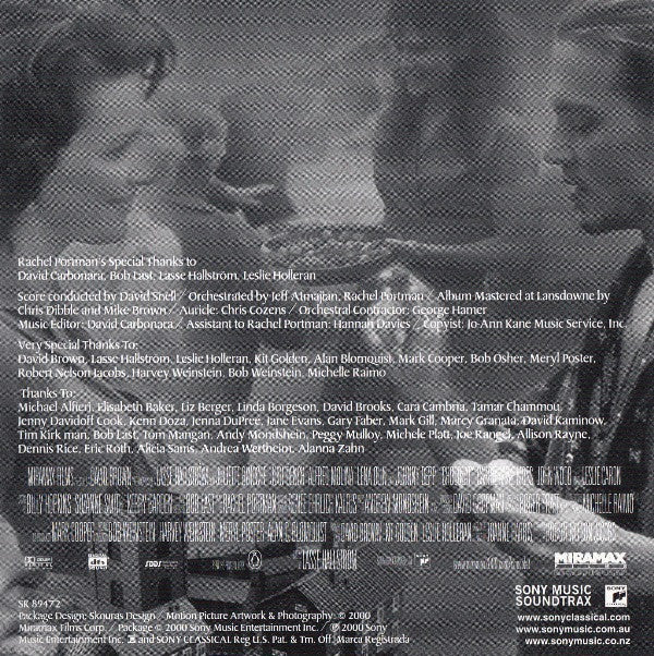 Rachel Portman : Chocolat (Music From The Miramax Motion Picture) (CD)