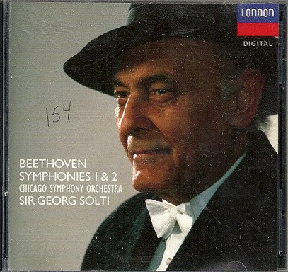 Ludwig van Beethoven - Chicago Symphony Orchestra, Georg Solti : Symphonies 1 & 2 (CD, Album)