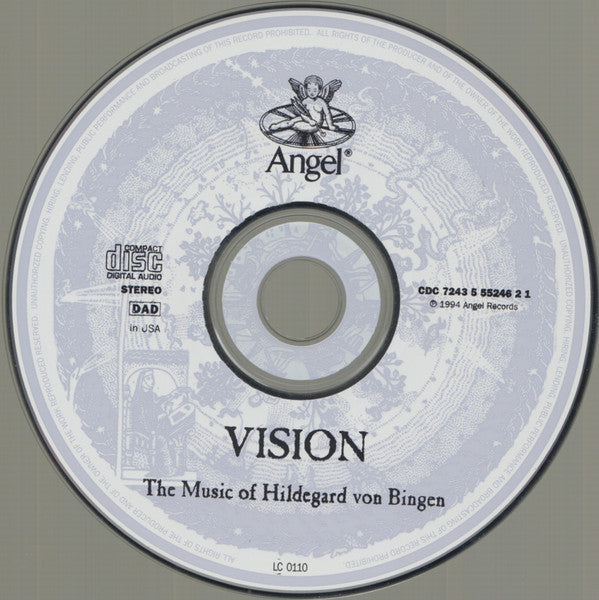 Richard Souther : Vision (The Music Of Hildegard Von Bingen) (CD, Album)