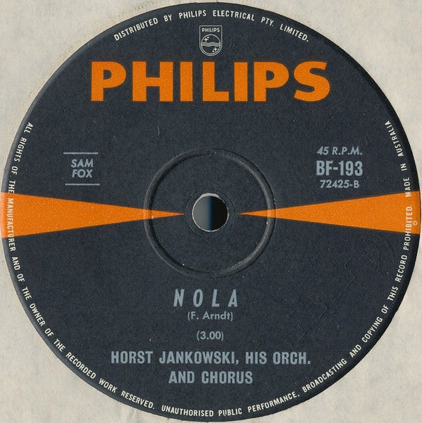 Horst Jankowski, His Orch. And Chorus* : A Walk In The Black Forest (7", Single)