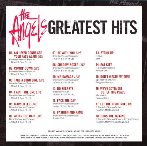The Angels : Greatest Hits (CD, Comp, RM)