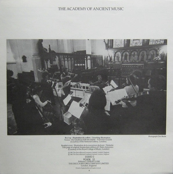 Vivaldi* / The Academy Of Ancient Music : L'Estro Armonico 12 Concertos, Op. 3 (2xLP + Box)