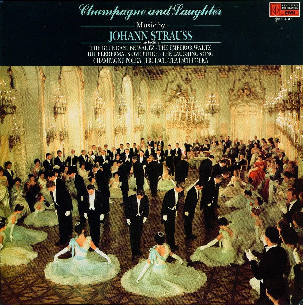 Johann Strauss Jr. : Champagne And Laughter - Music By Johann Strauss (LP, Comp, RM)