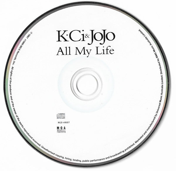 K-Ci & JoJo : All My Life (CD, Maxi)