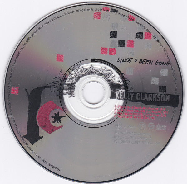Kelly Clarkson : Since U Been Gone (CD, Single, Enh)