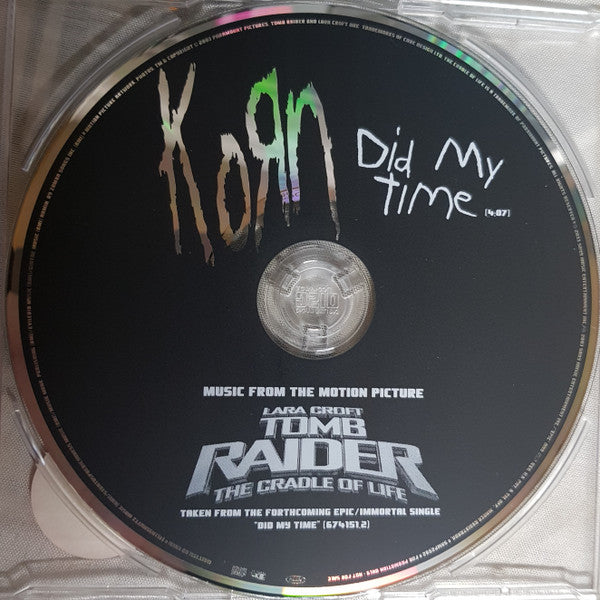 Korn : Did My Time (CD, Single, Promo)