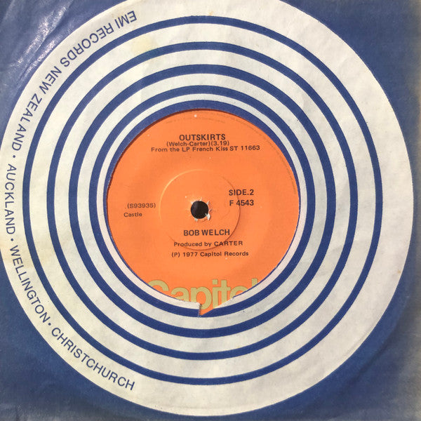 Bob Welch : Ebony Eyes (7", Single)