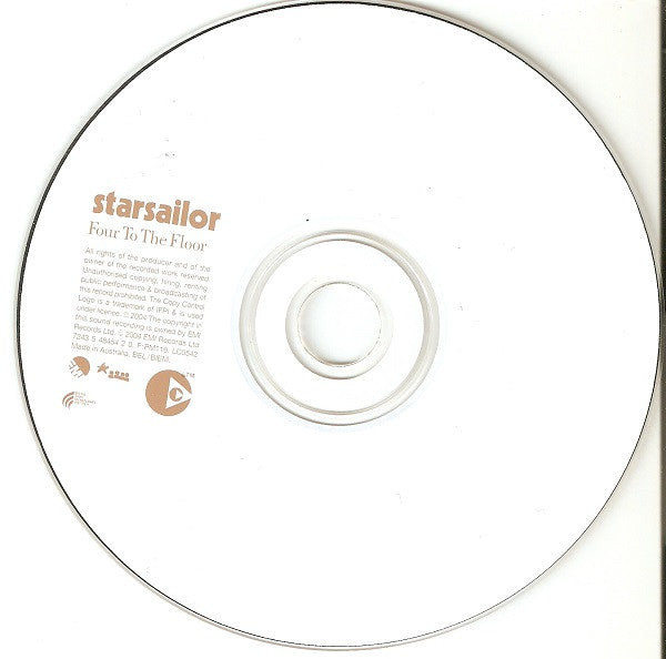 Starsailor : Four To The Floor (CD, Maxi, Copy Prot.)