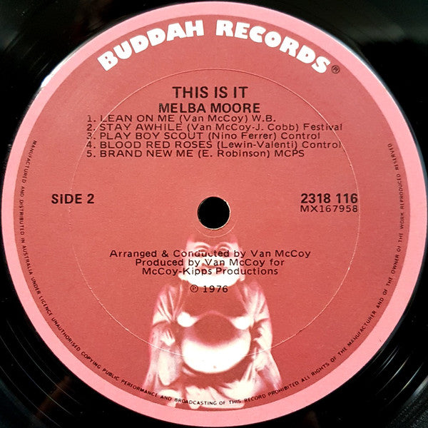 Melba Moore : This Is It (LP, Album)