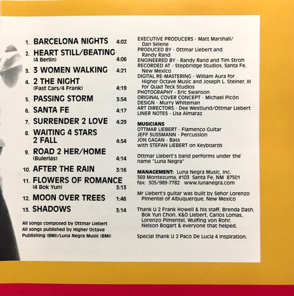 Ottmar Liebert : Nouveau Flamenco (CD, Album, RE)