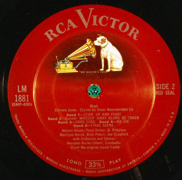 Various : Carmen Jones (From The Original Sound Track) (LP, Album, Mono)