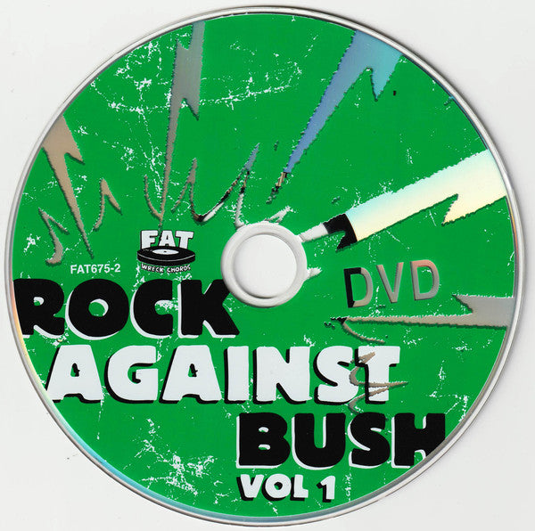 Various : Rock Against Bush Vol 1 (CD, Comp + DVD-V, Comp, NTSC)