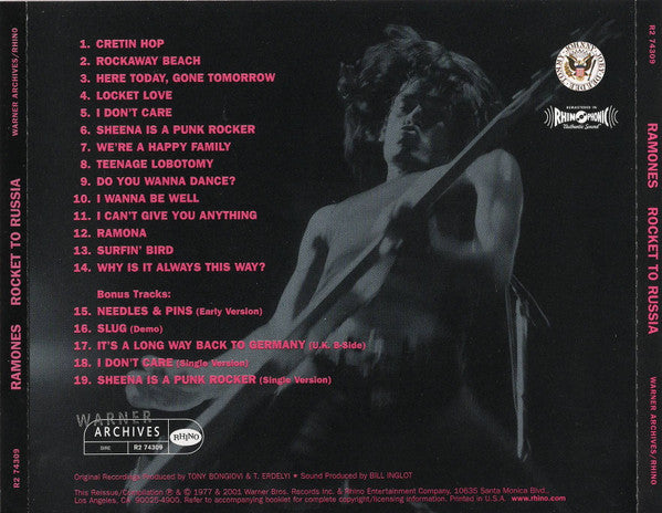 Ramones : Rocket To Russia (CD, Album, RE, RM, RP)