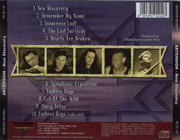 Artension : New Discovery (CD, Album)