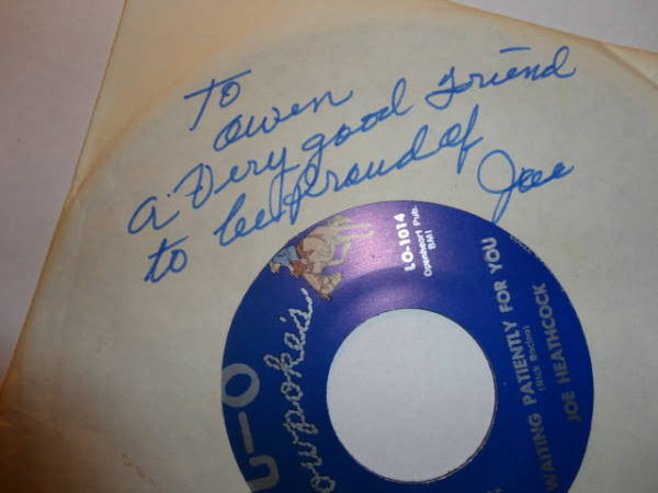 Joe Heathcock : Bob's Rose / Waiting Patiently For You (7", Single)