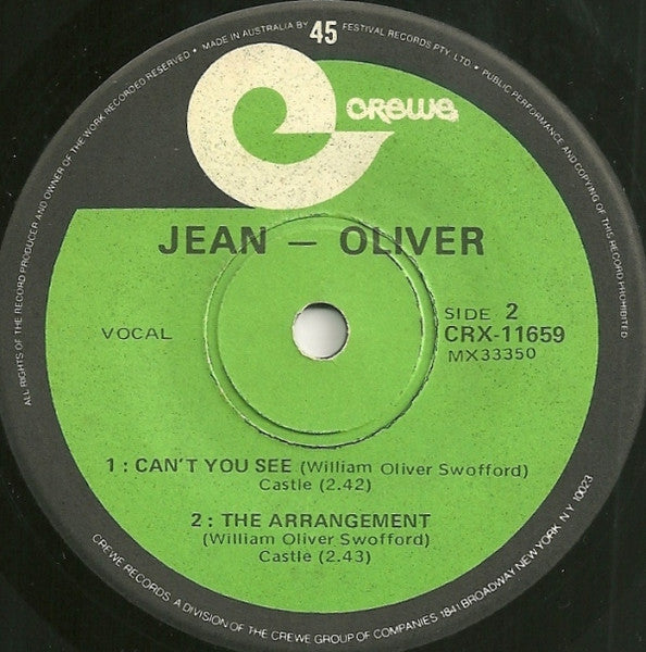 Oliver (6) : Jean (7", EP)
