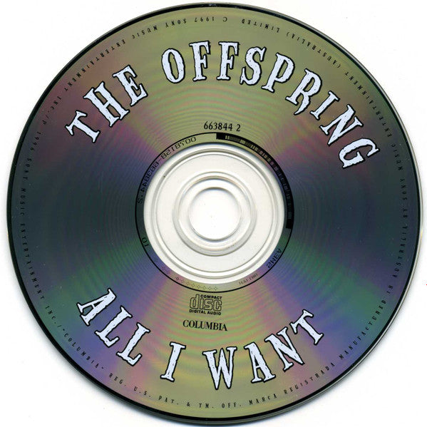 The Offspring : All I Want (CD, Single)
