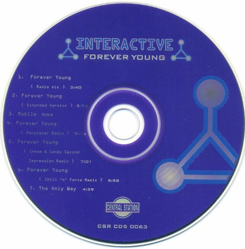 Interactive : Forever Young (CD, Single)