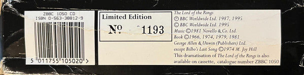 J.R.R. Tolkien : The Lord Of The Rings (14xCD, RE + Box, Ltd, Num)