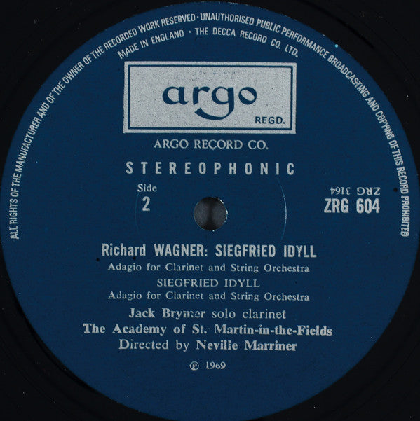 Strauss* / Wagner* - Academy Of St. Martin-in-the-Fields*, Neville Marriner* : Metamorphosen / Siegfried Idyll (LP, RP)