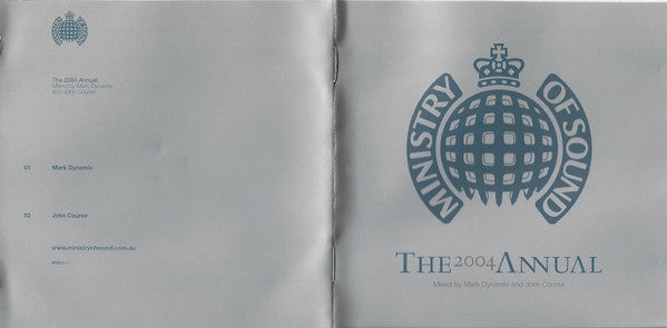 Mark Dynamix / John Course : The 2004 Annual (2xCD, Mixed)
