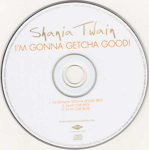 Shania Twain : I'm Gonna Getcha Good! (CD, Maxi)