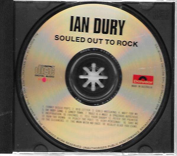 Ian Dury : Souled Out To Rock (CD, Comp)