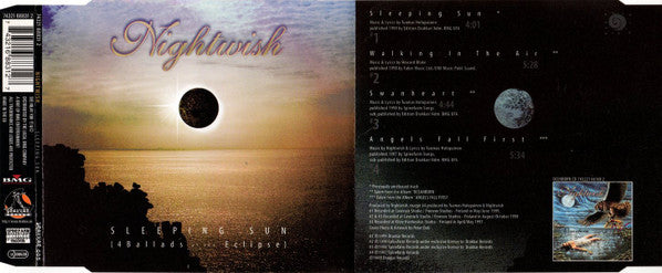 Nightwish : Sleeping Sun (4 Ballads Of The Eclipse) (CD, Maxi)