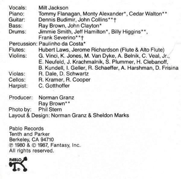 Milt Jackson : The Best Of Milt Jackson (CD, Comp)