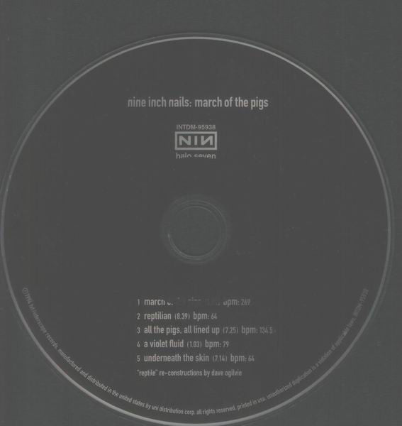 Nine Inch Nails : March Of The Pigs (CD, Maxi, RP)