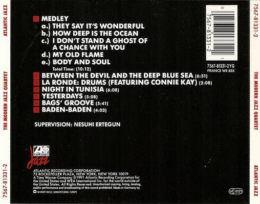 The Modern Jazz Quartet : The Modern Jazz Quartet (CD, Album, RE, RM)
