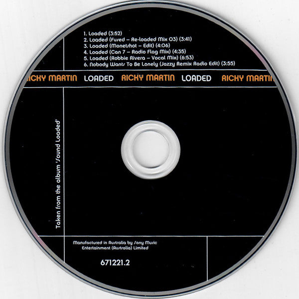 Ricky Martin : Loaded (CD, Single)