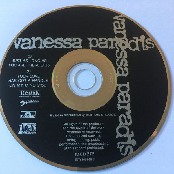 Vanessa Paradis : Just As Long As You Are There (CD, Single)