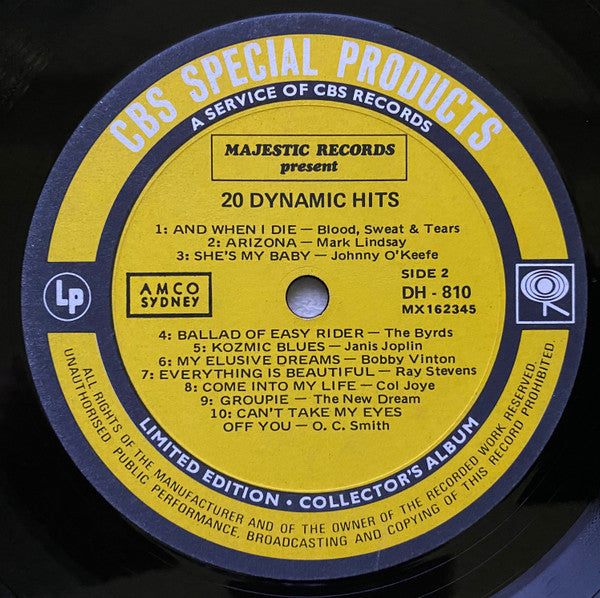 Various : 20 Dynamic Hits (LP, Album, Comp)