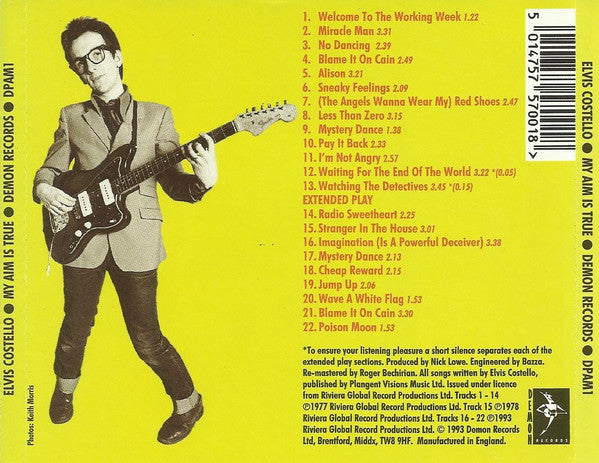 Elvis Costello : My Aim Is True (CD, Album, RE, RM)