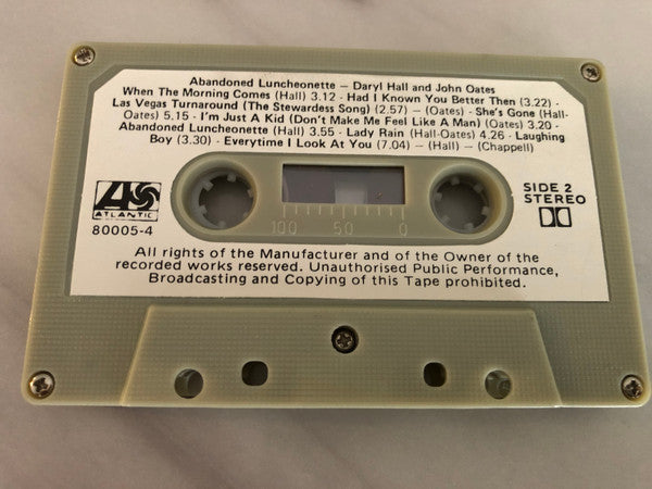 Daryl Hall & John Oates : Whole Oats / Abandoned Luncheonette (Cass, Comp)