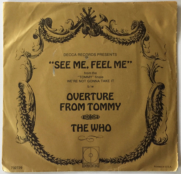 The Who : See Me, Feel Me (7", Single)