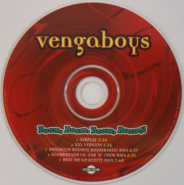 Vengaboys : Boom, Boom, Boom, Boom!! (CD, Maxi)